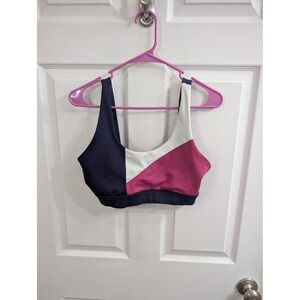 WILO The Label Sports Bra Women Multicolor Colorblock Athletic - Size L